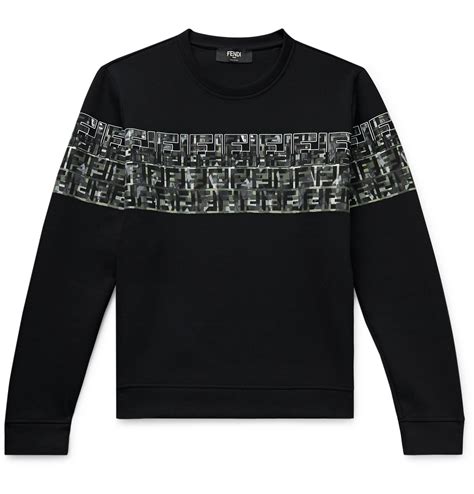 fendi jersey sweatshirt|fendi sweatshirt vintage.